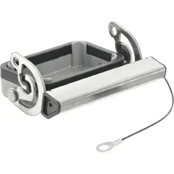 Cover cap, size 6, die-cast aluminum, clamp lock, IP65, 2755050000