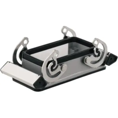 Surface mount housing, size 4, die-cast aluminum, clamp lock, IP65, 3001310000 - 1