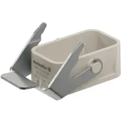 Surface mount housing, size HQ, plastic, cross bow locking, IP65, 1003040000