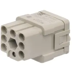 Socket contact insert, 1, 7 pole, unequipped, crimp connection, with PE contact, 1003180000