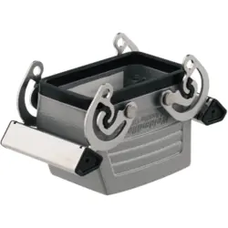 Coupler housing, size 4, zinc die casting, clamp lock, IP65, 2007940000