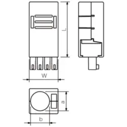 Cover for PCB connector, 1005280000