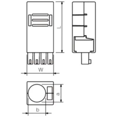 Cover for PCB connector, 1005310000 - 1