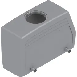 Grommet housing, size 8, die-cast aluminum, clamp lock, IP65, 1324520000