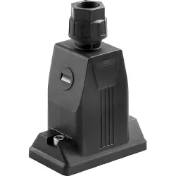 Grommet housing, size 3, PA, screw locking, IP66/IP67, 2716700000
