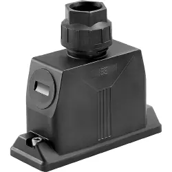 Grommet housing, size 8, PA, screw locking, IP66/IP67, 2716740000
