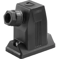 Grommet housing, size 3, PA, screw locking, IP66/IP67, 2716750000
