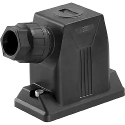 Grommet housing, size 4, PA, screw locking, IP66/IP67, 2716760000