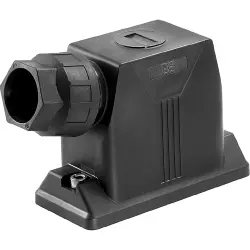 Grommet housing, size 6, PA, screw locking, IP66/IP67, 2716770000