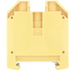 Protective conductor terminal, screw connection, 2.5-35 mm², 2 pole, 4200 A, 8 kV, yellow/green, 1010500000