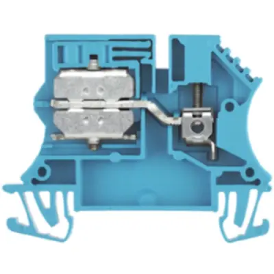 Disconnect/test-disconnect terminal block, screw connection, 0.5-4.0 mm², 24 A, 6 kV, blue, 1010680000 - 1