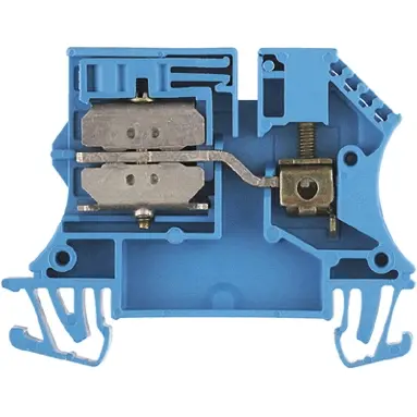Disconnect/test-disconnect terminal block, screw connection, 0.5-6.0 mm², 32 A, 6 kV, blue, 1010780000 - 1