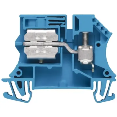 Disconnect/test-disconnect terminal block, screw connection, 0.5-10 mm², 41 A, 6 kV, blue, 1010880000 - 1