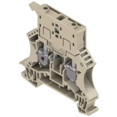 Fuse terminal block, 2 pole, 0.5-6.0 mm², 250 V, 6.3 A, 1011000000 - 1