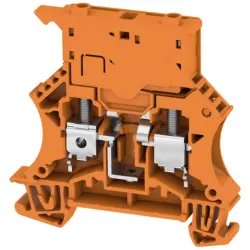Fuse terminal block, 2 pole, 0.5-6.0 mm², 250 V, 6.3 A, 1011060000