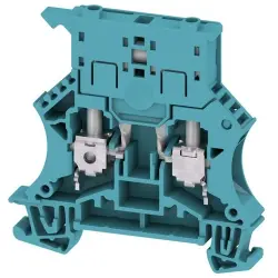 Fuse terminal block, 2 pole, 0.5-6.0 mm², 250 V, 6.3 A, 1011080000