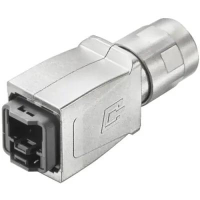 Plug housing, silver, for RJ45 connector, 1011560000 - 1