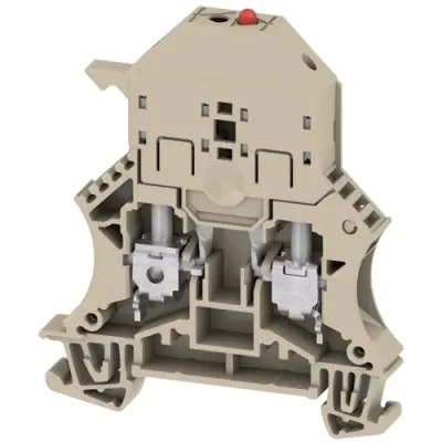 Fuse terminal block, 2 pole, 0.5-6.0 mm², 250 V, 6.3 A, 1012400000 - 1