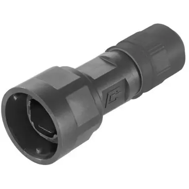 Plug housing, black, for RJ45 connector, 1012440000 - 1