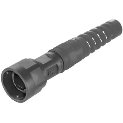 Plug housing, black, for RJ45 connector, 1012460000 - 1