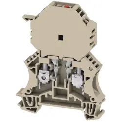 Fuse terminal block, 2 pole, 0.5-6.0 mm², 36 V, 6.3 A, 1014100000