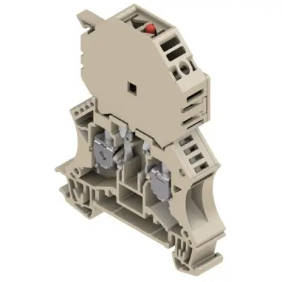 Fuse terminal block, 2 pole, 0.5-6.0 mm², 250 V, 6.3 A, 1014400000 - 1