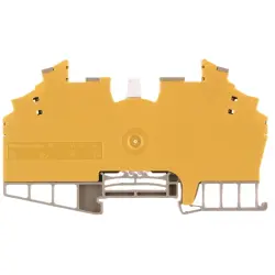 Disconnect/test-disconnect terminal block, screw connection, 0.5-1.5 mm², 10 A, 4 kV, dark beige, 1016000000