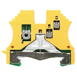 Protective conductor terminal, screw connection, 0.5-1.5 mm², 1 pole, 300 A, 8 kV, yellow/green, 1016400000