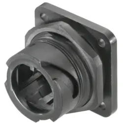 Plug housing, black, for RJ45 connector, 1016960000