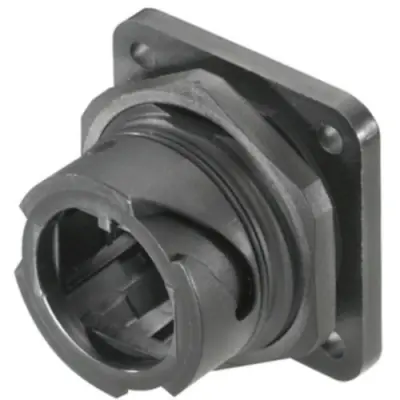 Plug housing, black, for RJ45 connector, 1016960000 - 1