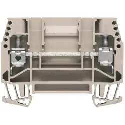 Disconnect/test-disconnect terminal block, screw connection, 0.5-10 mm², 41 A, 6 kV, dark beige, 1017100000
