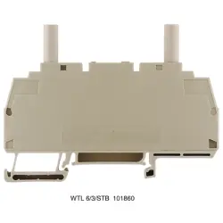 Disconnect/test-disconnect terminal block, screw connection, 0.5-10 mm², 41 A, 6 kV, dark beige, 1018600000