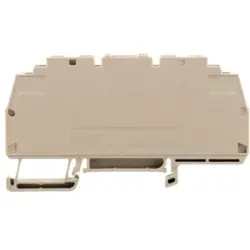 Disconnect/test-disconnect terminal block, screw connection, 0.5-10 mm², 41 A, 6 kV, dark beige, 1018800000