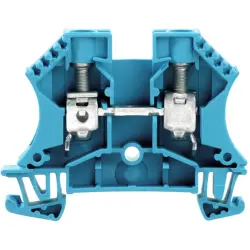 Through terminal block, screw connection, 1.5-16 mm², 2 pole, 57 A, 8 kV, blue, 1020380000