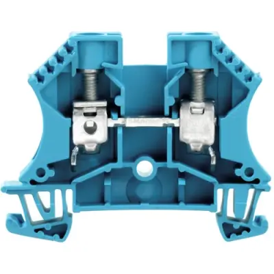 Through terminal block, screw connection, 1.5-16 mm², 2 pole, 57 A, 8 kV, blue, 1020380000 - 1