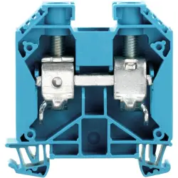 Through terminal block, screw connection, 2.5-35 mm², 2 pole, 125 A, 8 kV, blue, 1020580000