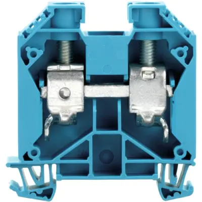 Through terminal block, screw connection, 2.5-35 mm², 2 pole, 125 A, 8 kV, blue, 1020580000 - 1