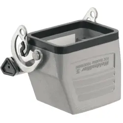Grommet housing, size B6, die-cast aluminum, M25, straight, longitudinal bow locking, IP65, 1021330000