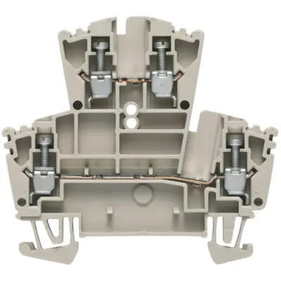 Multi level terminal block, screw connection, 0.5-4.0 mm², 24 A, 6 kV, dark beige, 1021500000 - 1