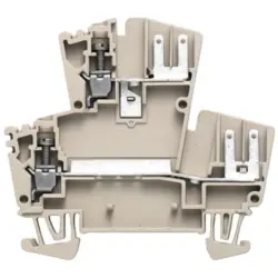 Multi level terminal block, screw connection, 0.5-4.0 mm², 12 A, 6 kV, dark beige, 1021600000