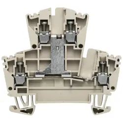 Multi level terminal block, screw connection, 0.5-4.0 mm², 24 A, 6 kV, dark beige, 1022300000