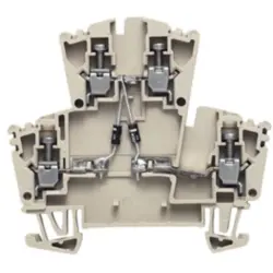 Component terminal block, screw connection, 0.5-4.0 mm², 10 A, 6 kV, dark beige, 1022600000