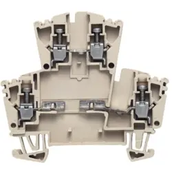 Component terminal block, screw connection, 0.5-4.0 mm², 10 A, 6 kV, dark beige, 1023100000