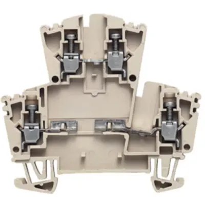 Component terminal block, screw connection, 0.5-4.0 mm², 10 A, 6 kV, dark beige, 1023100000 - 1