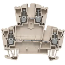 Component terminal block, screw connection, 0.5-4.0 mm², 10 A, 6 kV, dark beige, 1023200000