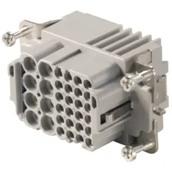 Socket contact insert, 4, 32 pole, unequipped, crimp connection, with PE contact, 1023270000