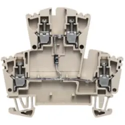 Component terminal block, screw connection, 0.5-4.0 mm², 10 A, 6 kV, dark beige, 1023400000