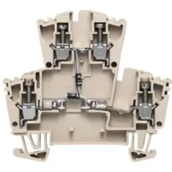 Component terminal block, screw connection, 0.5-4.0 mm², 10 A, 6 kV, dark beige, 1023500000