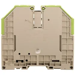 Through terminal block, screw connection, 35-150 mm², 2 pole, 269 A, 8 kV, light green, 1024550000