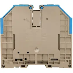 Through terminal block, screw connection, 35-150 mm², 2 pole, 269 A, 8 kV, blue, 1024580000